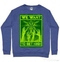 Bluza ADLER barbat High zombies Albastru melanj