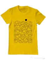 Tricou ADLER barbat Mountains Galben