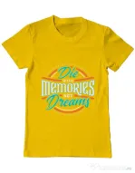 Tricou ADLER barbat Die With Memories Not Dreams Galben