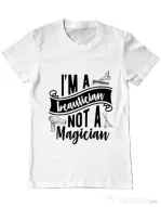Tricou ADLER barbat Beautician Alb