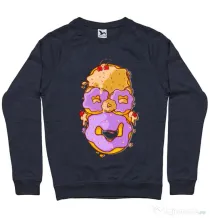 Bluza ADLER barbat Homer Donut Denim inchis