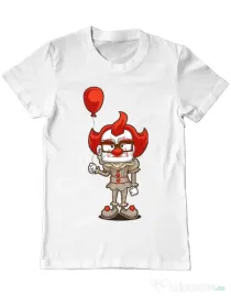 Tricou ADLER barbat NICE CLOWN Alb
