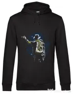 Hoodie barbat cu gluga Zombie Pop Negru