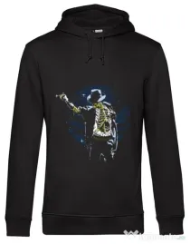 Hoodie barbat cu gluga Zombie Pop Negru