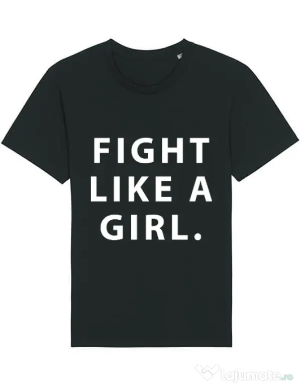 Tricou STANLEY STELLA barbat Fight like a girl Negru