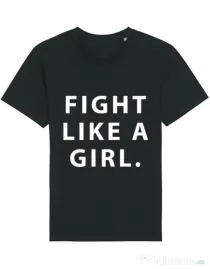 Tricou STANLEY STELLA barbat Fight like a girl Negru