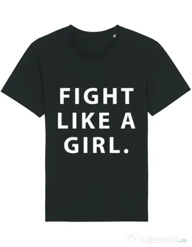 Tricou STANLEY STELLA barbat Fight like a girl Negru