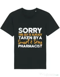 Tricou STANLEY STELLA barbat This guy is taken Negru