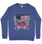 Bluza ADLER barbat American pride Albastru melanj