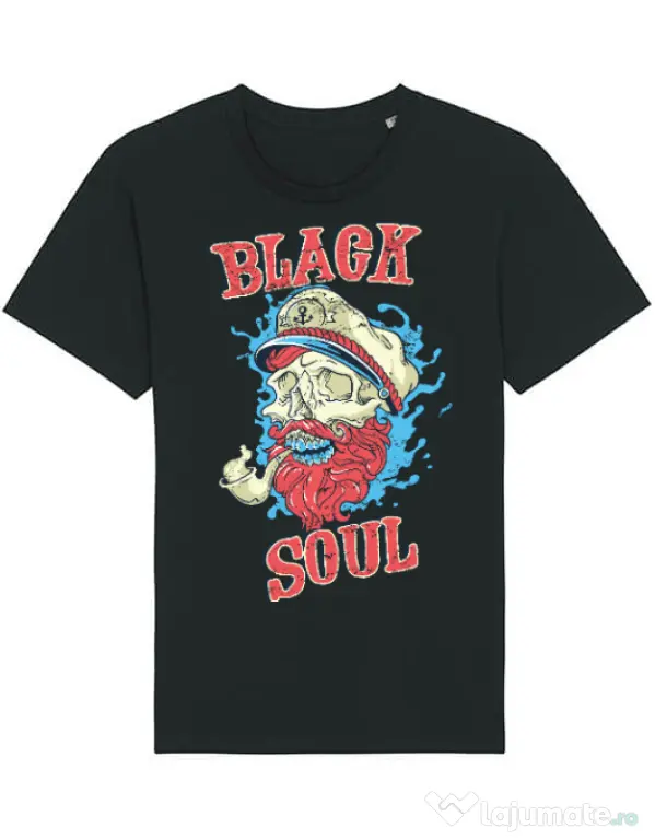 Tricou STANLEY STELLA barbat Black soul Negru