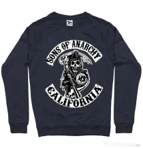 Bluza ADLER barbat Sons of anarchy Denim inchis