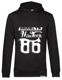 Hoodie barbat cu gluga Brooklyn Negru