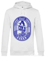 Hoodie barbat cu gluga I need beer Alb