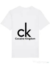 Tricou STANLEY STELLA barbat Cocaine kingdom Alb