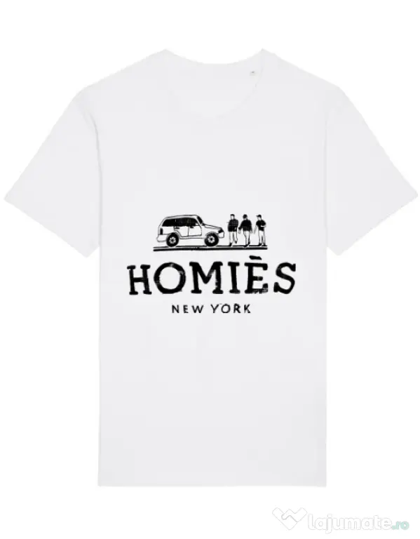 Tricou STANLEY STELLA barbat Homies Alb