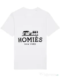 Tricou STANLEY STELLA barbat Homies Alb