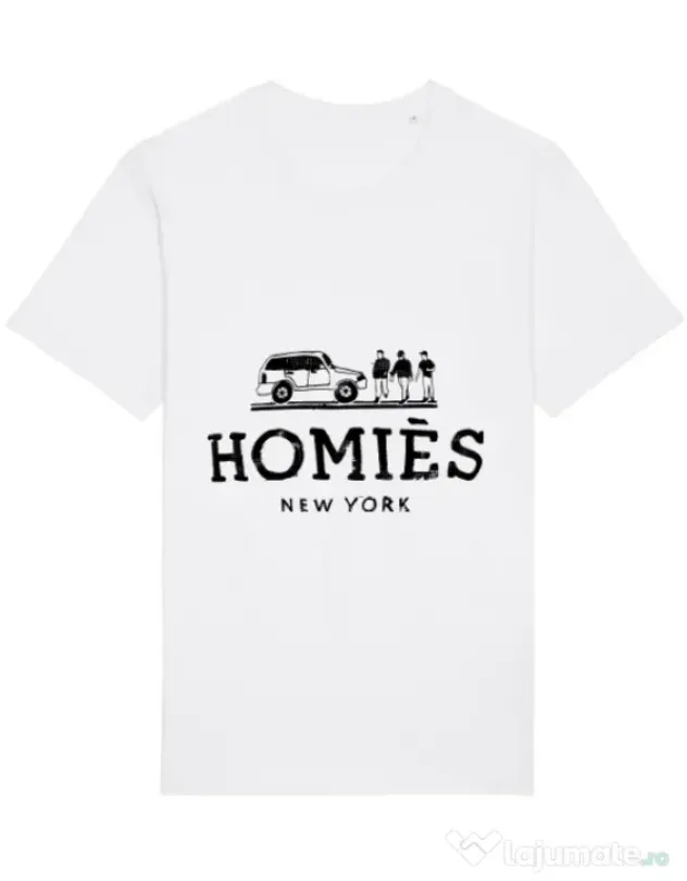 Tricou STANLEY STELLA barbat Homies Alb