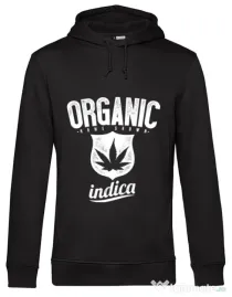 Hoodie barbat cu gluga Indica Negru