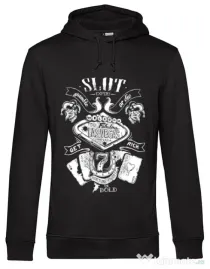 Hoodie barbat cu gluga Las vegas Negru
