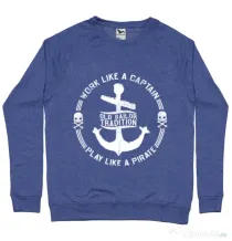 Bluza ADLER barbat Old sailor tradition Albastru melanj