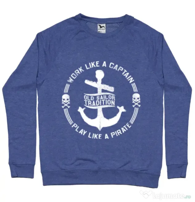 Bluza ADLER barbat Old sailor tradition Albastru melanj