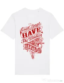 Tricou STANLEY STELLA barbat Quiet people loud minds Alb