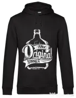 Hoodie barbat cu gluga The original sinner Negru