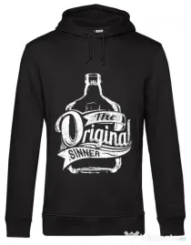 Hoodie barbat cu gluga The original sinner Negru
