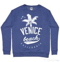 Bluza ADLER barbat Venice beach California Albastru melanj