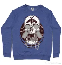 Bluza ADLER barbat Rise against Albastru melanj