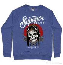 Bluza ADLER barbat Superior Albastru melanj
