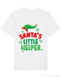 Tricou STANLEY STELLA barbat Santas little helper Alb