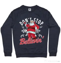 Bluza ADLER barbat Dont stop believin Denim inchis