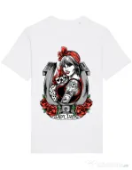 Tricou STANLEY STELLA barbat Lady luck Alb