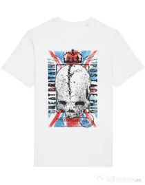 Tricou STANLEY STELLA barbat Great  Britain Post Alb