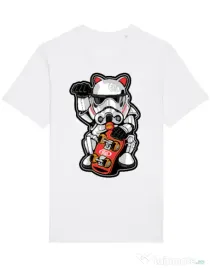 Tricou STANLEY STELLA barbat Maneki trooper Alb