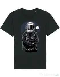 Tricou STANLEY STELLA barbat Astronaut rebel Negru