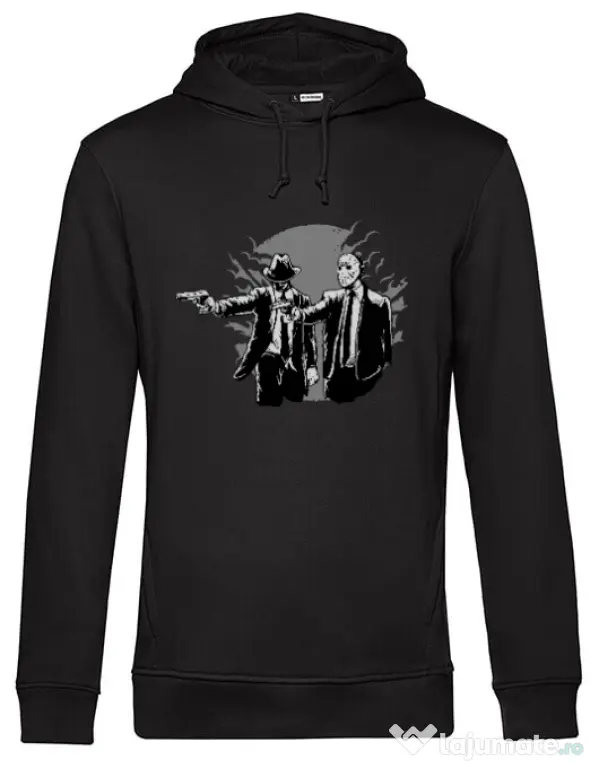 Hoodie barbat cu gluga Pulp killer Negru
