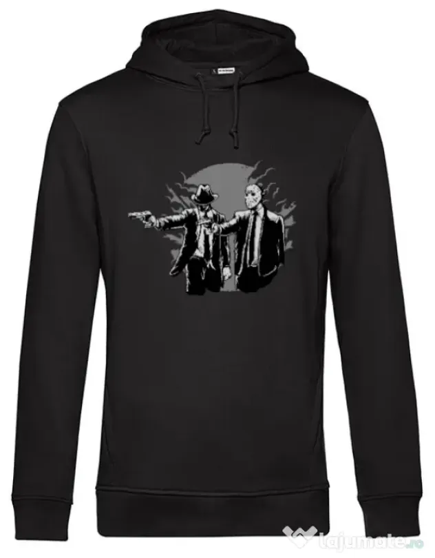 Hoodie barbat cu gluga Pulp killer Negru