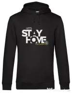 Hoodie barbat cu gluga Stay home Negru
