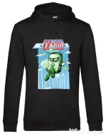 Hoodie barbat cu gluga Cleaning league Soap Negru