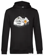 Hoodie barbat cu gluga Van beach Negru