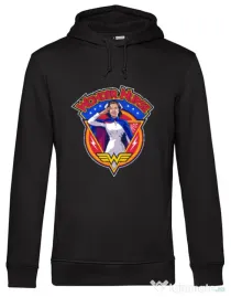 Hoodie barbat cu gluga Wonder nurse Negru