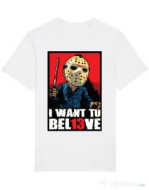 Tricou STANLEY STELLA barbat Believe Jason Alb