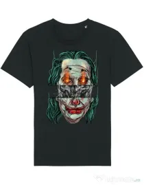 Tricou STANLEY STELLA barbat Joker skull Negru