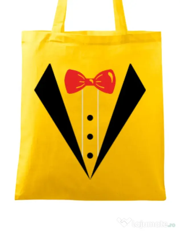 Sacosa personalizata Mire Groom suit Galben