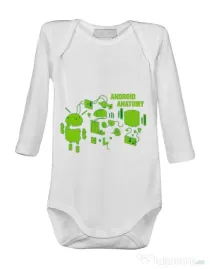 Baby body Android anatomy Alb