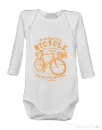Baby body Bicycle Alb