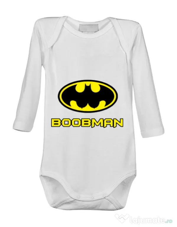 Baby body Boobman Alb