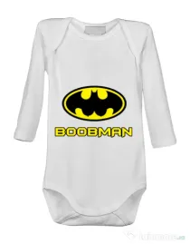 Baby body Boobman Alb